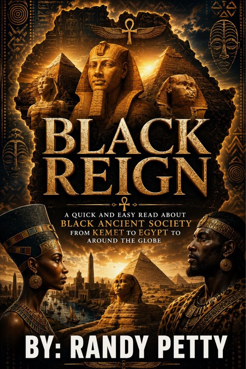 BLACK REIGN book cover by Randy Petty